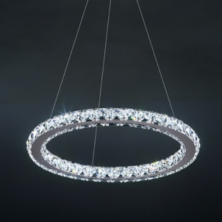 Подвес Swarovski  A 9943 NR 000 116 CIRCLE серый металик