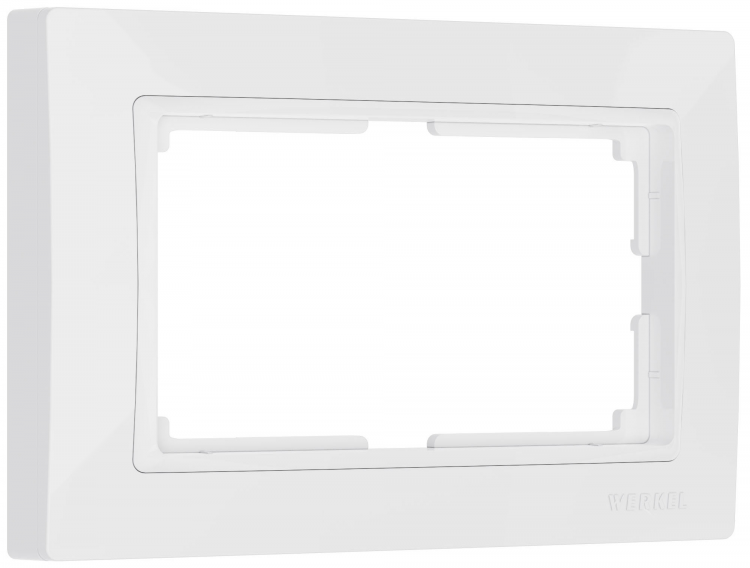 Werkel Basic Рамка для двойной розетки Белый W0082001 (WL03-Frame-01-DBL-white)