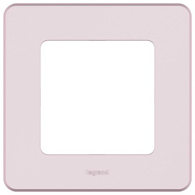 Legrand INSPIRIA Розовый Рамка 1-ая 673934 ст.