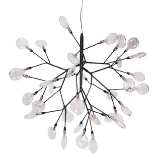 Светильник подвесной Crystal Lux EVITA SP36 BLACK/TRANSPARENT 1690/236