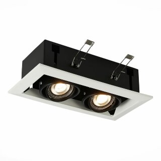 Светильник встраиваемый ST Luce ST250.548.02 HEMI GU10 Черный