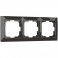 Werkel Basic Рамка 3 поста WL03-Frame-03 серо-коричневый, basic