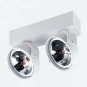 Donolux Светильник накладной, QR111, IP20, D250х60 H189 мм, белый,DL18407/12WW-White