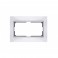 Werkel Snabb Рамка для двойной розетки Белый/хром W0081901 (WL03-Frame-01-DBL-white)