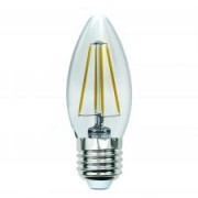 Лампа светодиодная  Uniel LED-C35-13W/4000K/E27/CL PLS02WH серия Sky форма "Свеча" (436)