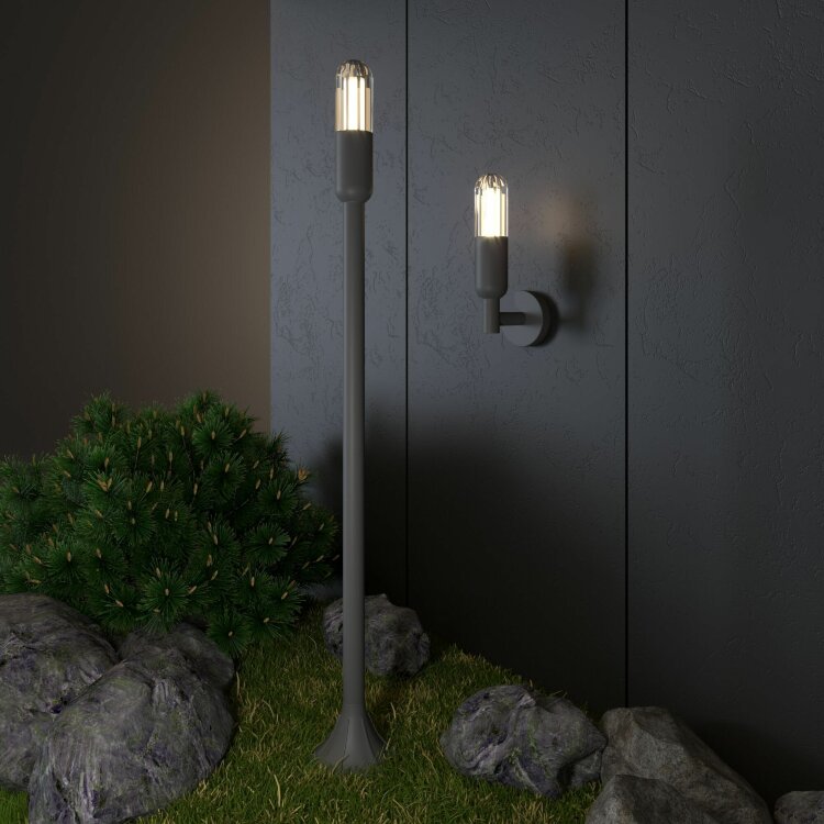 Светильник садово-парковый со светодиодами  ISIDA LED (35165/F) серый