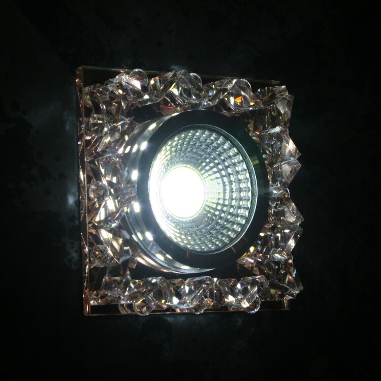 Встраиваемый светильник AURA K8008LT 6500k cob5w+led подсветка