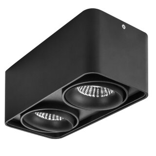 Светильник накладной Lightstar 052327 MONOCCO LED 2х10W 1200LM 30G ЧЕРНЫЙ 3000K IP65