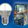 Лампа светодиодная  Uniel LED-G45-4W/WW/E27/FR ALS01SL "Шар" мат.колба серия Aluminium Smile (344)