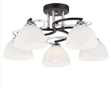 Люстра  AURA  S8137-5 E27 CR+BK