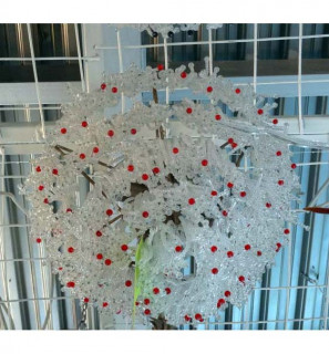 Потолочный светильник FO9416CA07  crystal/red