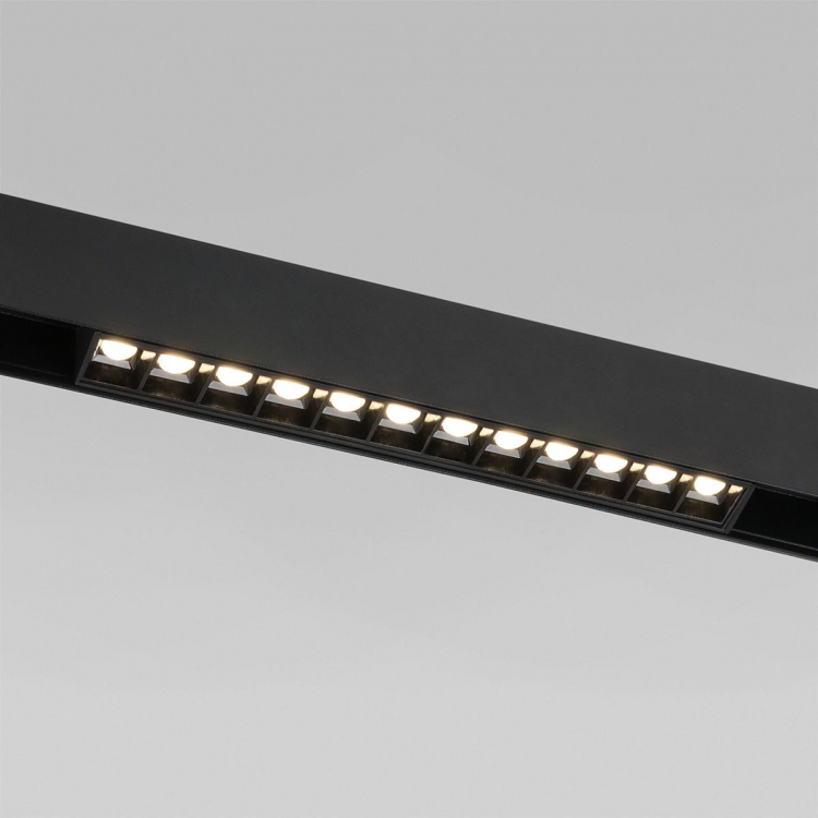 Трековый светодиодный светильник Elektrostandard Slim Magnetic SL02 12W 4200K (черный) 85005/01