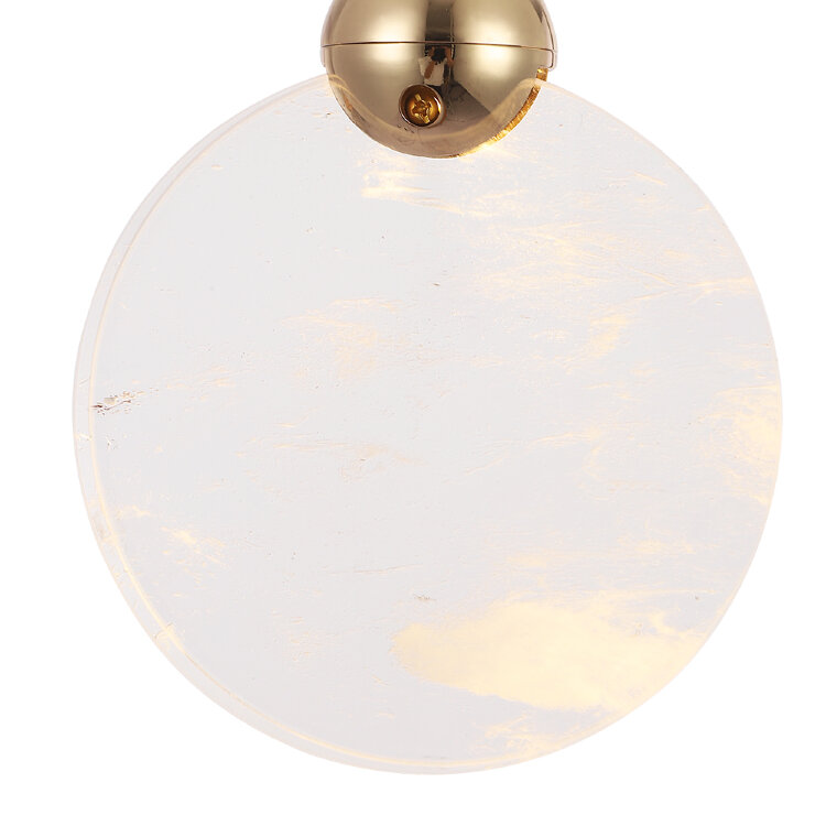 Светильник подвесной Crystal Lux CIELO SP3W LED GOLD 0372/201