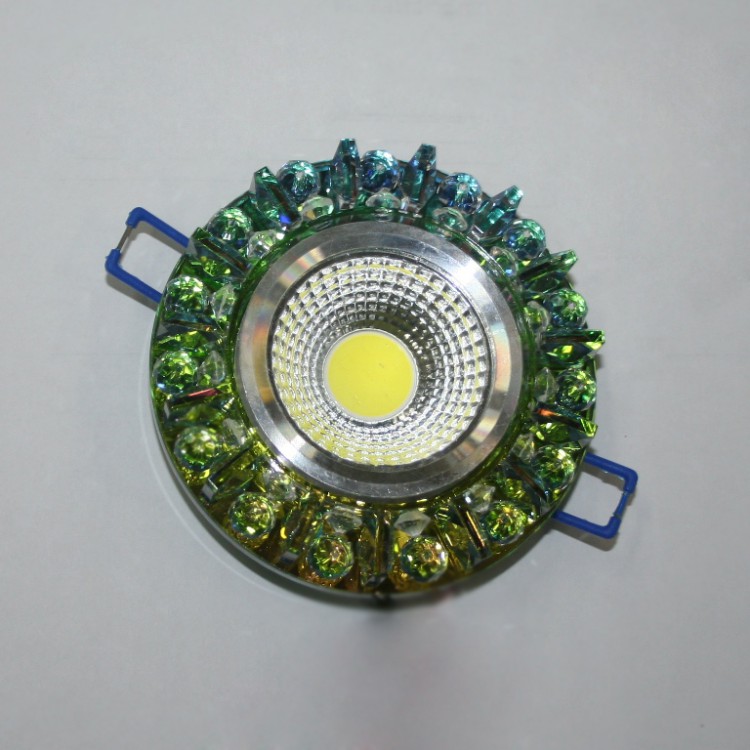 Встраиваемый светильник AURA K8010C 6500k cob5w+led подсветка