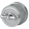 Werkel Ретро Выключатель двухклавишный на 4 положения W5720022 Матовый хром Ретро