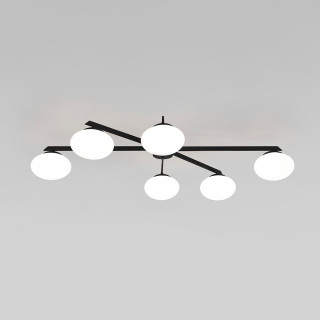 Светильник потолочный Eurosvet Opaline 70220/6 черный Smart