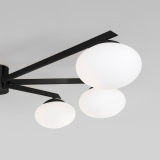 Светильник потолочный Eurosvet Opaline 70220/6 черный Smart