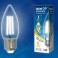Лампа светодиодная  Uniel LED-C35-5W/WW/E27/CL/DIM GLA01TR серия Air форма "свеча"