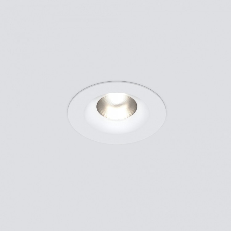 Встраиваемый светодиодный влагозащищенный светильник IP54 Elektrostandard Light LED 3001 (35126/U) белый