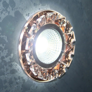 Встраиваемый светильник AURA K8012LT 6500k cob5w+led подсветка