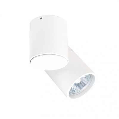 Donolux Светильник накладной, алюминий, поворотный,max 50w GU10 D 60х123 H 100, белый,A1594-White