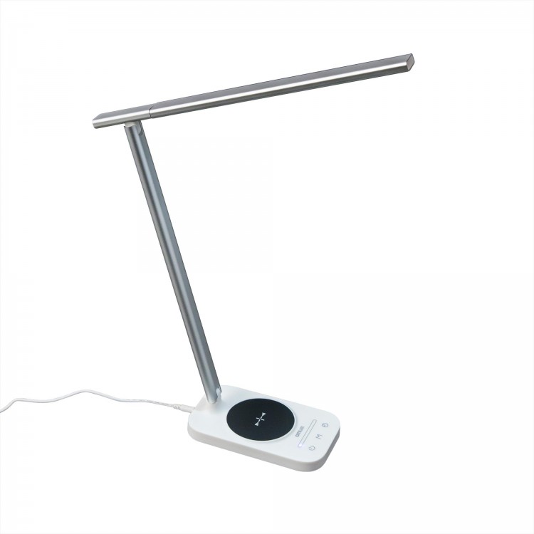 Настольный светильник светодиодный с USB+Qi Citilux Ньютон CL803051