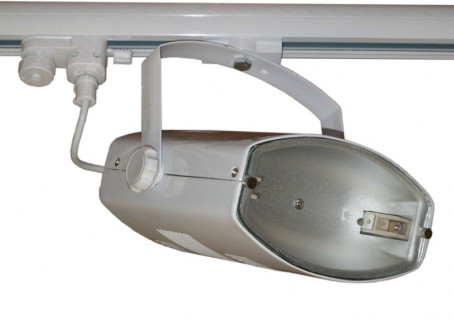 Светильник трековый 220V HQI-TS R7s 150W белый с балл.(2000-13 Track)