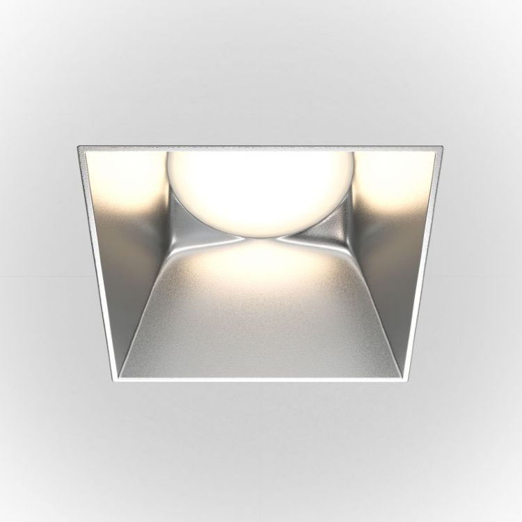 Встраиваемый светильник Maytoni DL051-01-GU10-SQ-WS