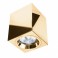 Donolux Светильник накладной, алюминий, поворотный,max 50w GU10 D 73х73 H 90, золото,SN1594-Gold