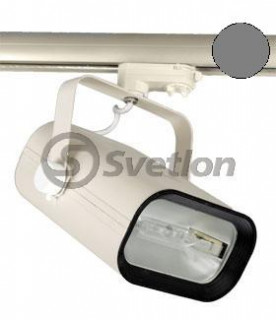 Светильник трековый 220V HQI-TS R7s 150W сер. с балл.(6009 Track R7s 150W Grey)