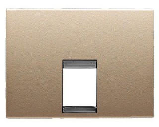 Накл. 1-ая тел/комп. роз. атласная медь 8417.1 CS ABB