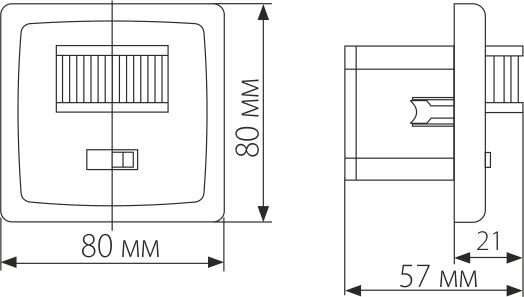 Датчик движения SNS-M-01 9m 1-1,8m 800W IP20 160 белый