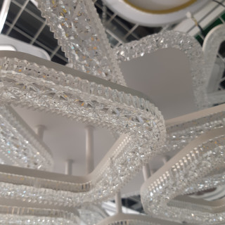 Люстра AURA 5785/4+4A Led WT