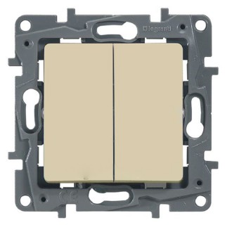 Legrand Etika Слон. кость Переключатель 2-кл.  авт. 672312
