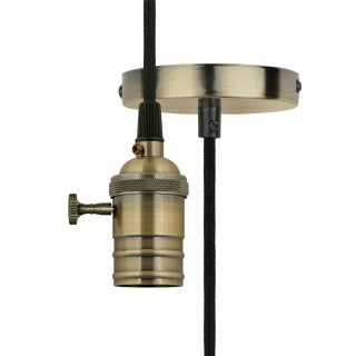 Патрон Vintage DLC-V-S24K/E27 TS1M/BL Bronze