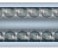 Светильник HALLA BS-LED-2G13-860 серебро