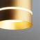Светильник накладной DLR021 9W 4200K золото матовый