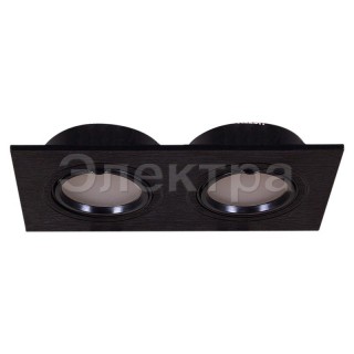 Светильник встраиваемый  SNEHA 16212-9.0-002 BK, max. LED 7W