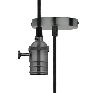 Патрон Vintage DLC-V-S24K/E27 TS1M/BL Pearl Black