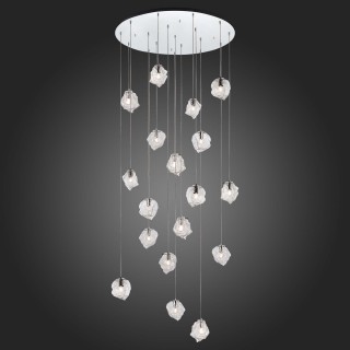 Светильник подвесной ST-Luce хром/прозрачный E14 18*40W SL1175.103.18