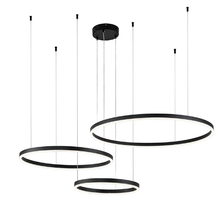 Люстра INDIGO 14001/3P Black V000032L