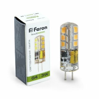 Лампа светодиодная Feron LB-424 G4 3W 12V 4000K (661)