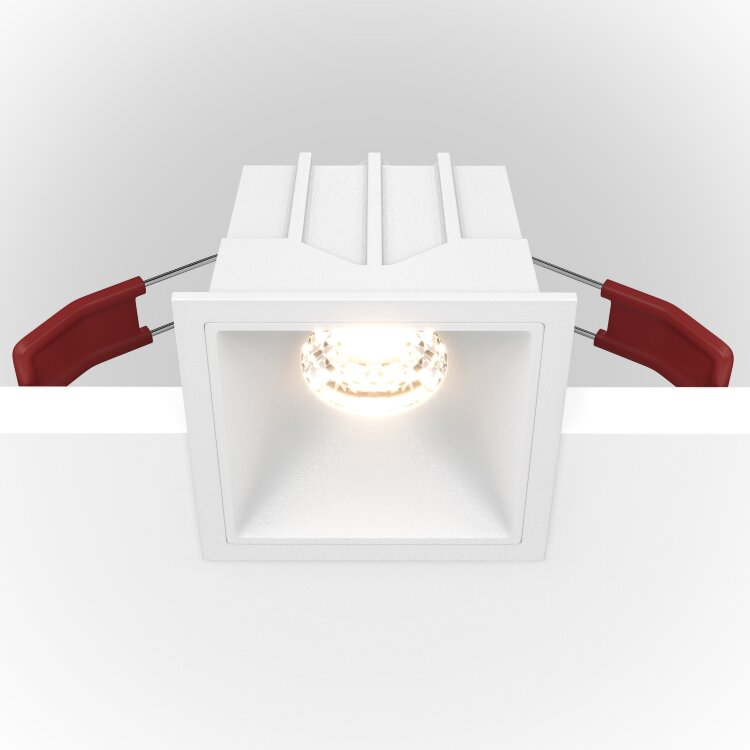 Встраиваемый светильник Alfa LED DL043-01-10W3K-D-SQ-W