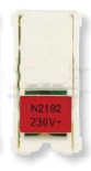 Лампа неоновая ABB Zenit д/2-полюс. выкл/перекл./кнопок, цвет цоколя красный  NIE N2192 RJ