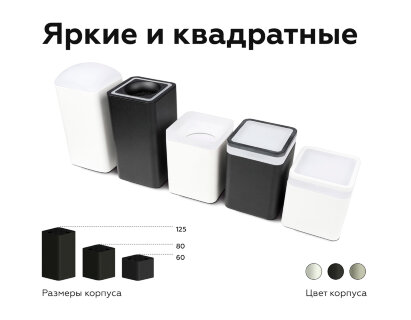 Корпус светильника накладной Ambrella Light DIY Spot C7807