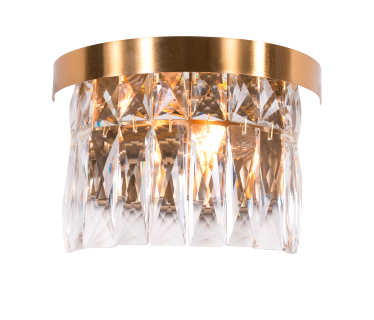 Бра AURA W43542P/2A E14*2 Brass
