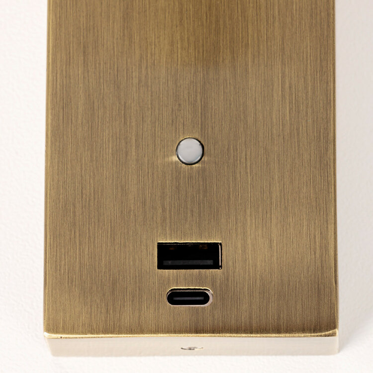 Спот CITILUX CL704433 Декарт бронза стар. с USB