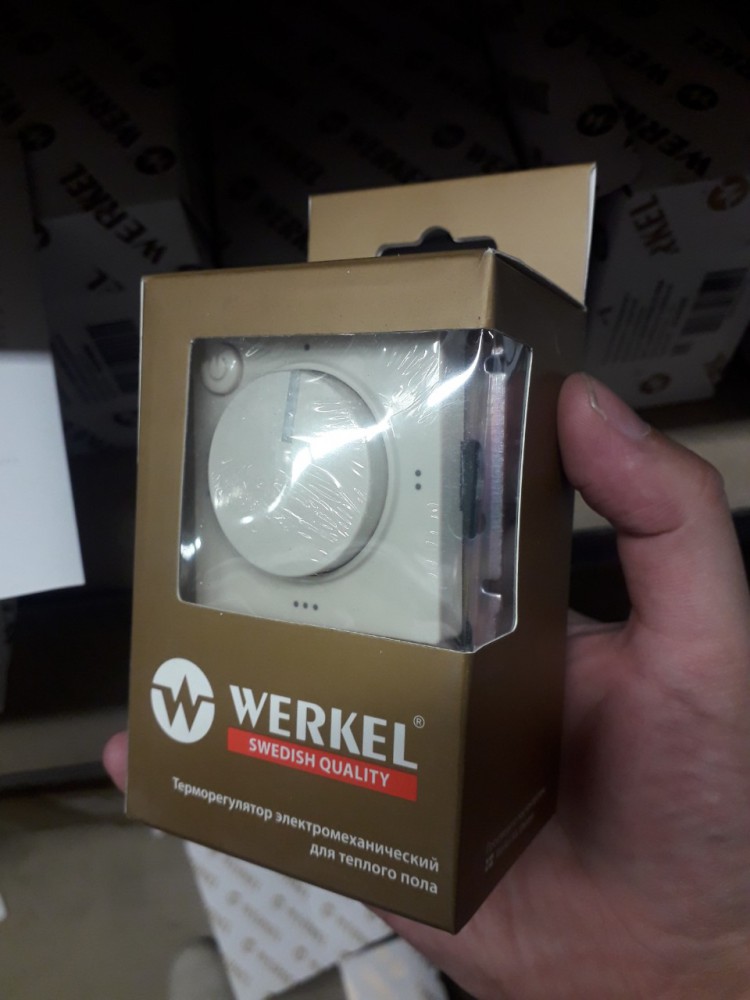 Werkel Терморегулятор электромех. д/теплого пола W1151103  (WL03-40-01 ) слон.кость
