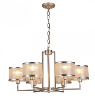 Люстра AURA  9644-6 GD+BR