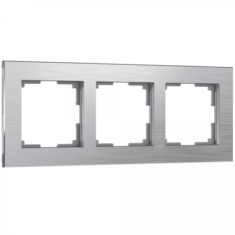 Werkel Aluminium Рамка 3 поста Алюминий W0031706 (WL11-Frame-03)